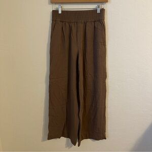 Madewell Brown Wide Leg Pants